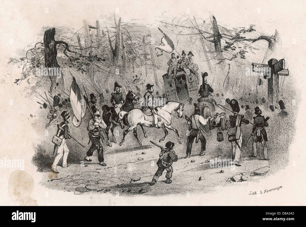 PARISER NACH RAMBOUILLET Stockfoto