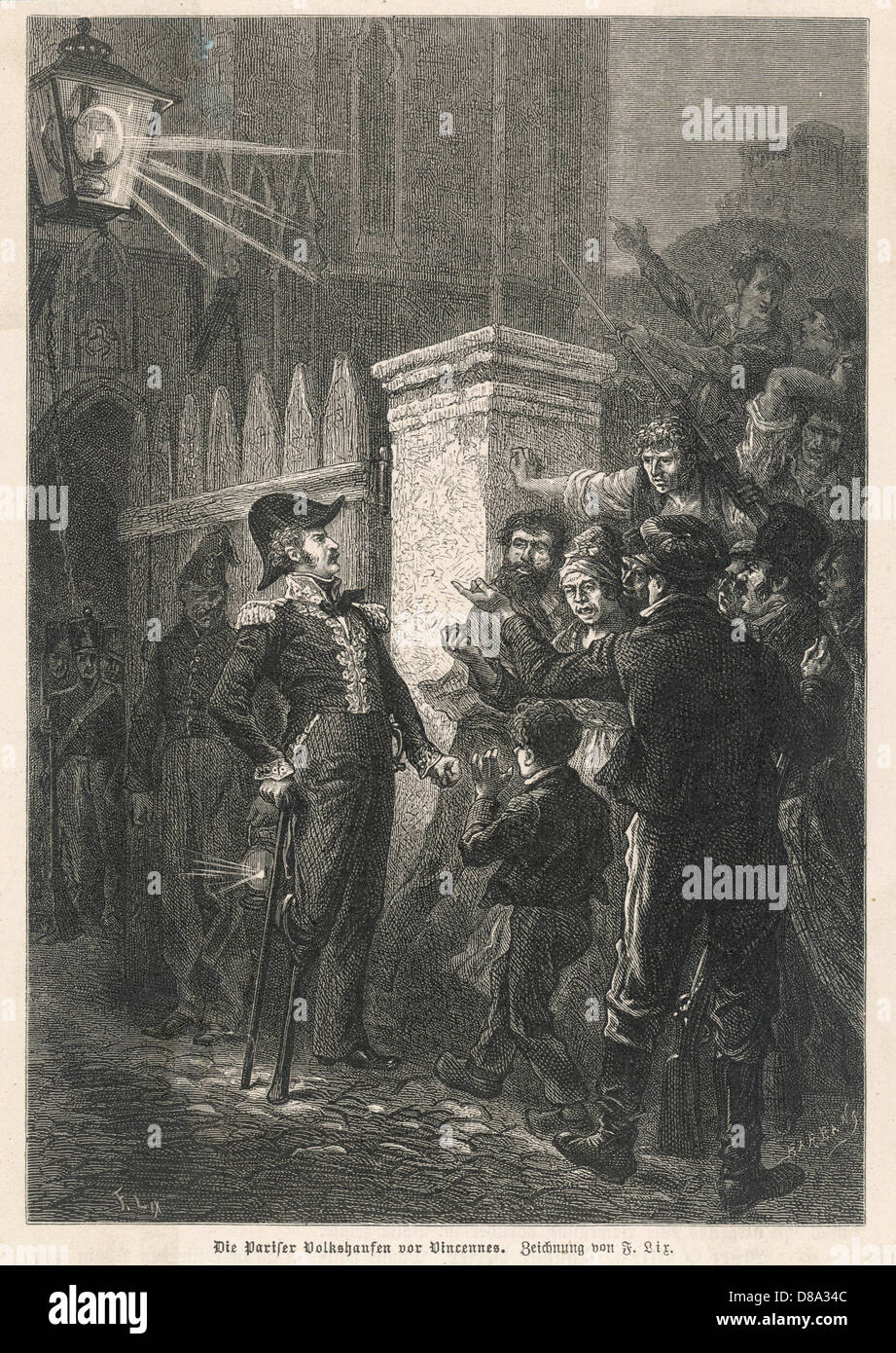 DAUMESNIL IN VINCENNES Stockfoto