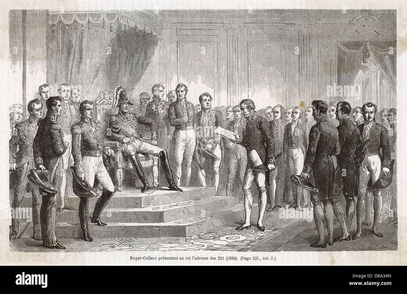 ADRESSE VON 221 Stockfoto