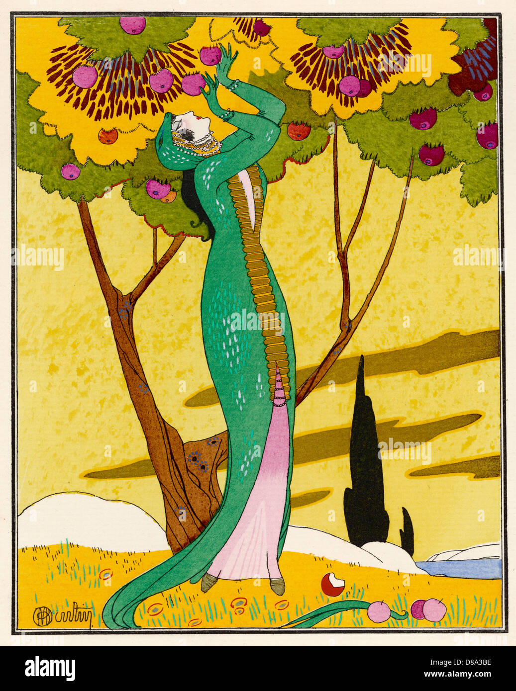 APPLE WÄHLT EINEN LA-MODUS Stockfoto