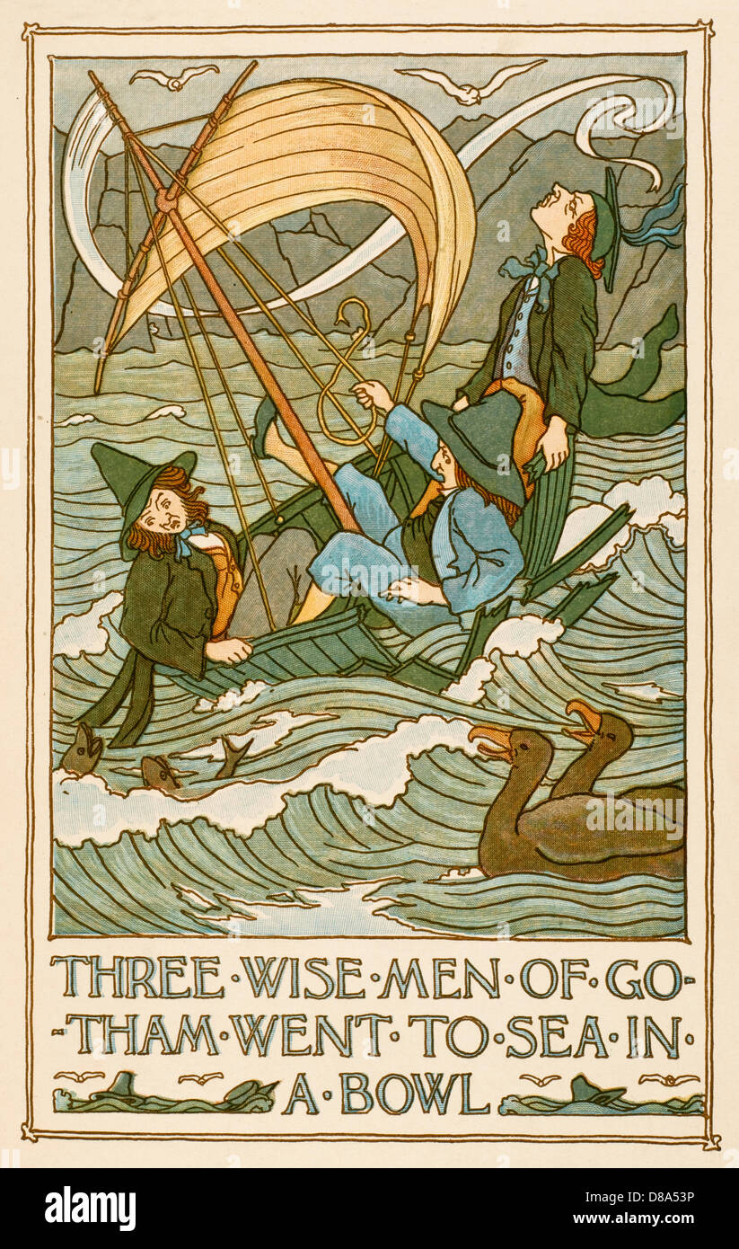 DREI WEISE MÄNNER VON GOTHAM Stockfoto