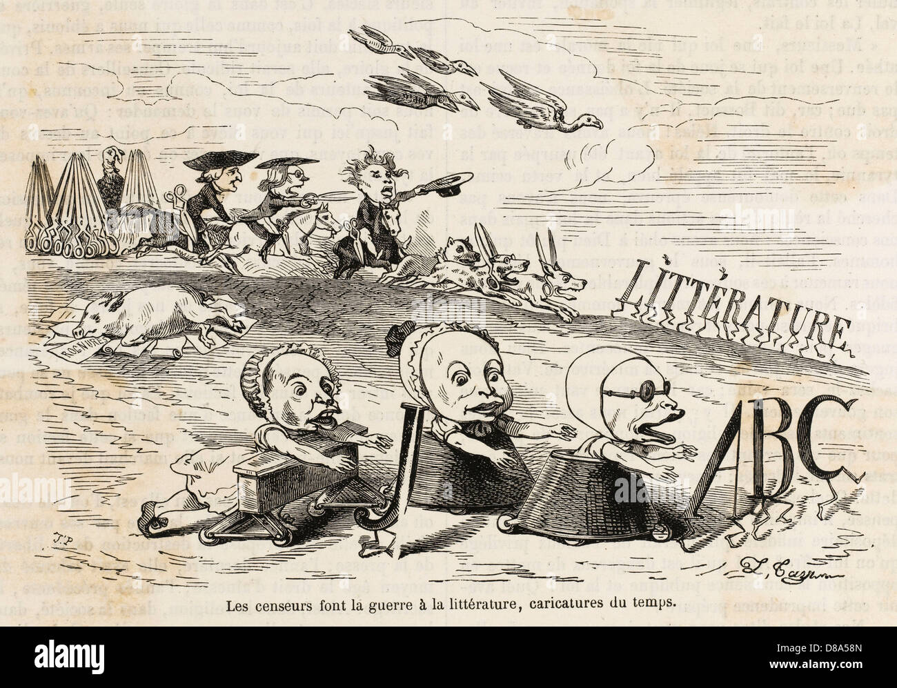 ZENSUR GESÄTTIGT Stockfoto