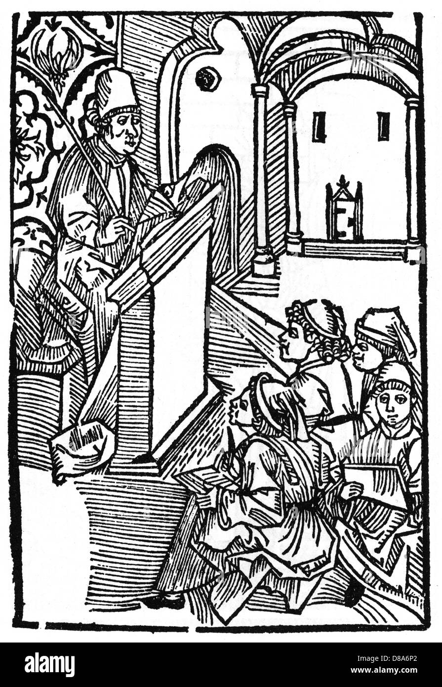 SCHULE DES 15TH. JAHRHUNDERTS Stockfoto