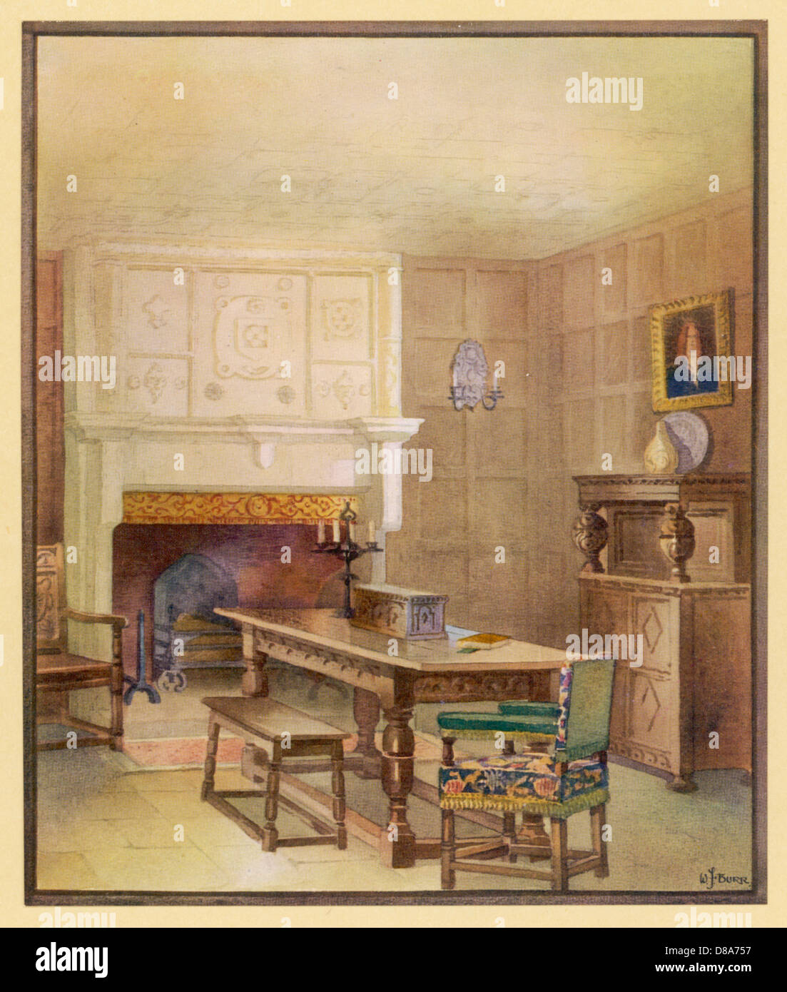 STIL DES 16TH. JAHRHUNDERTS Stockfoto