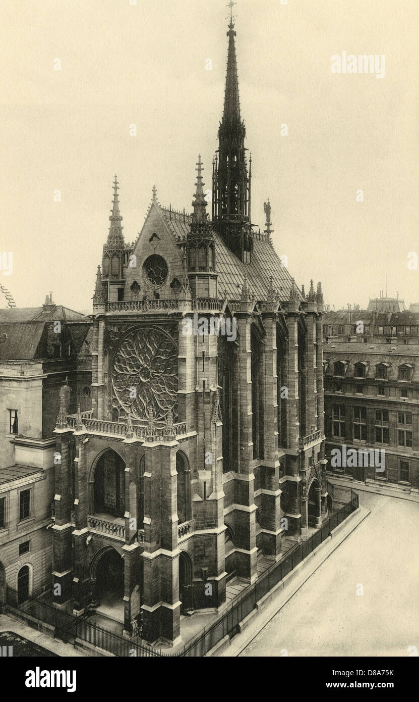PARIS SAINTE CHAPELLE Stockfoto