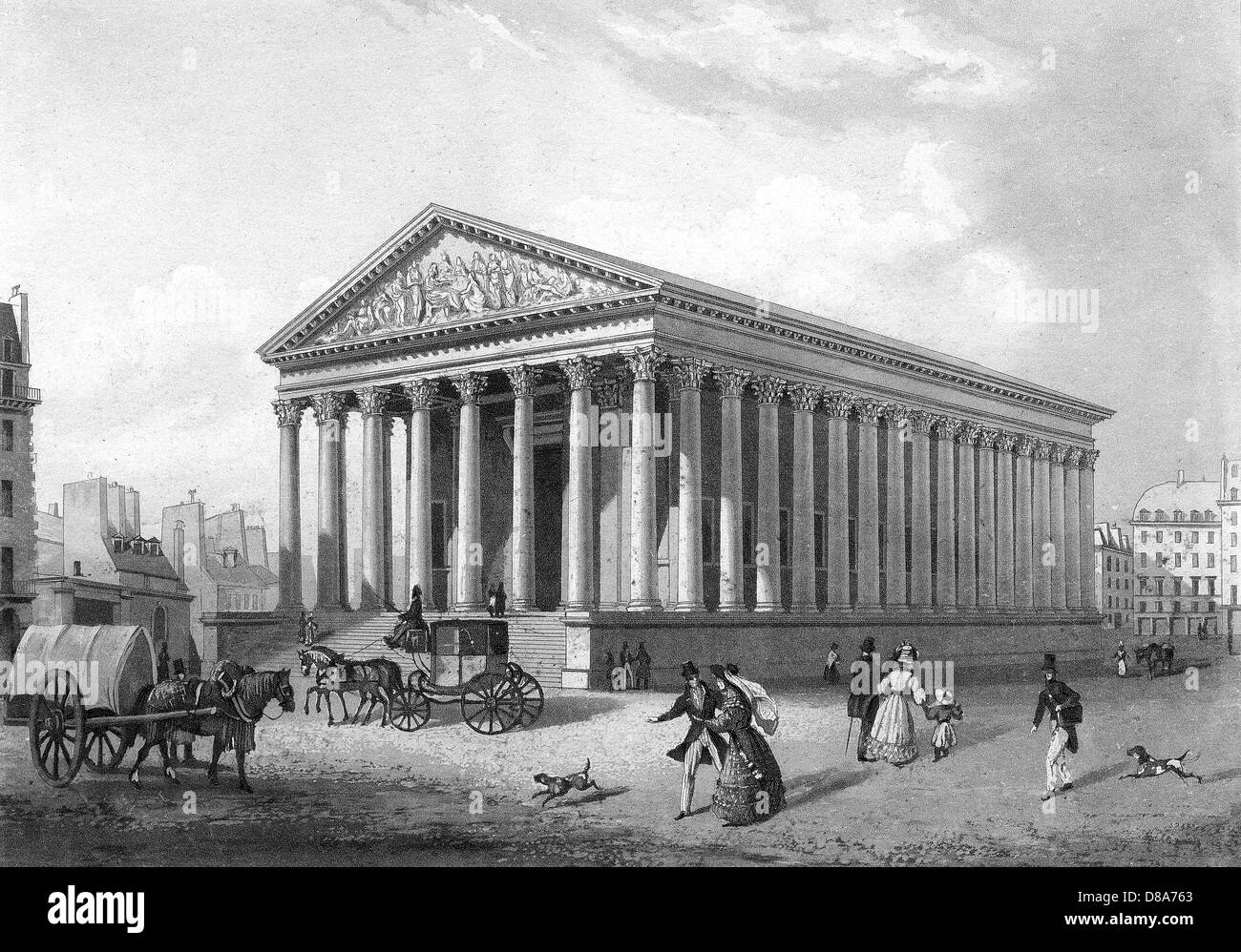 PARIS LA MADELEINE Stockfoto