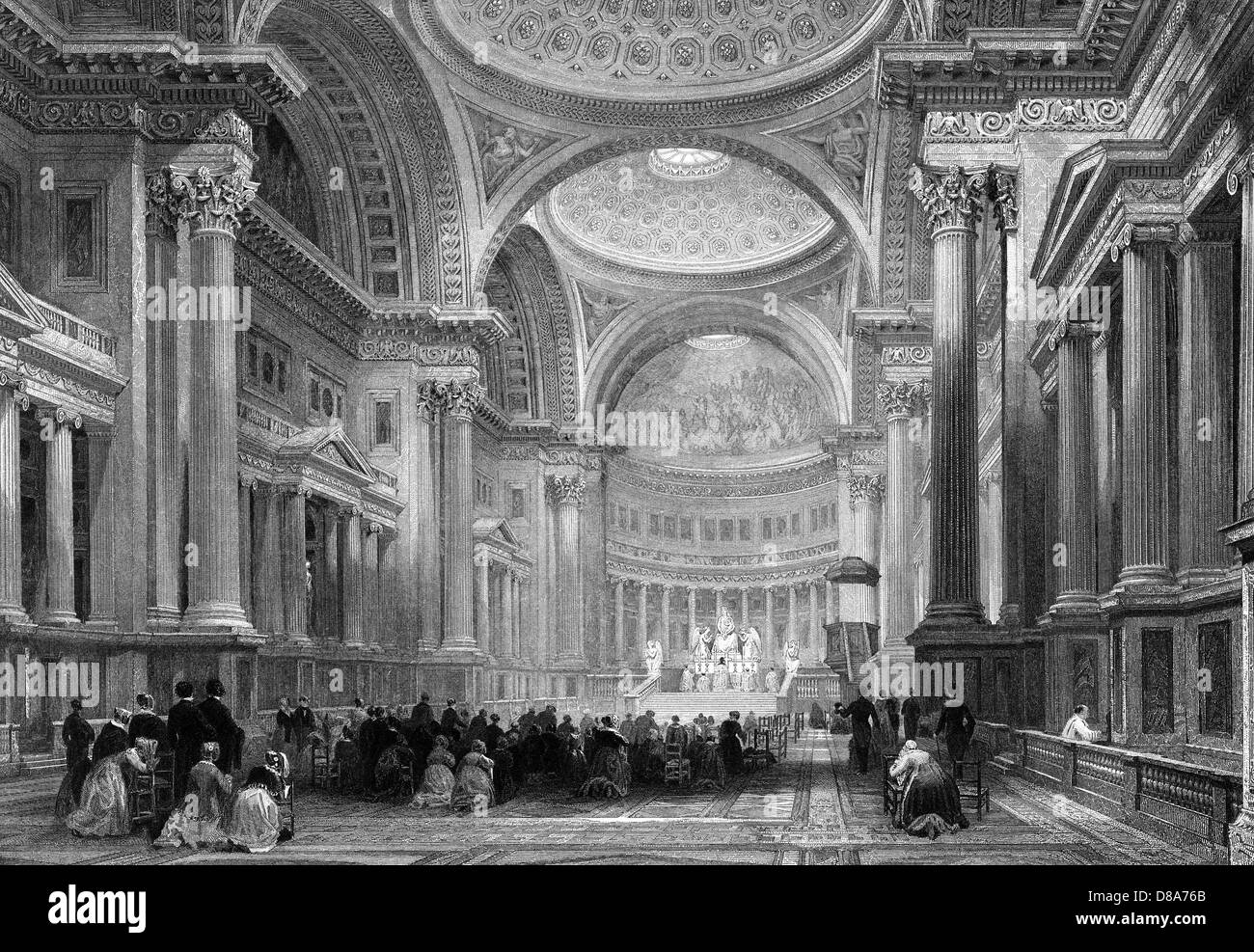 PARIS LA MADELEINE Stockfoto