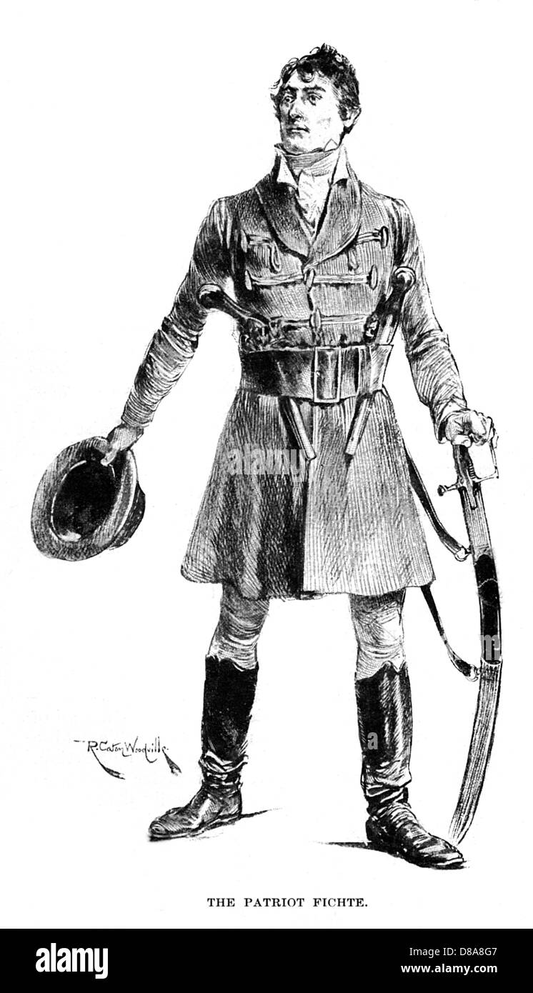 JOHANN FICHTE, PATRIOT Stockfoto