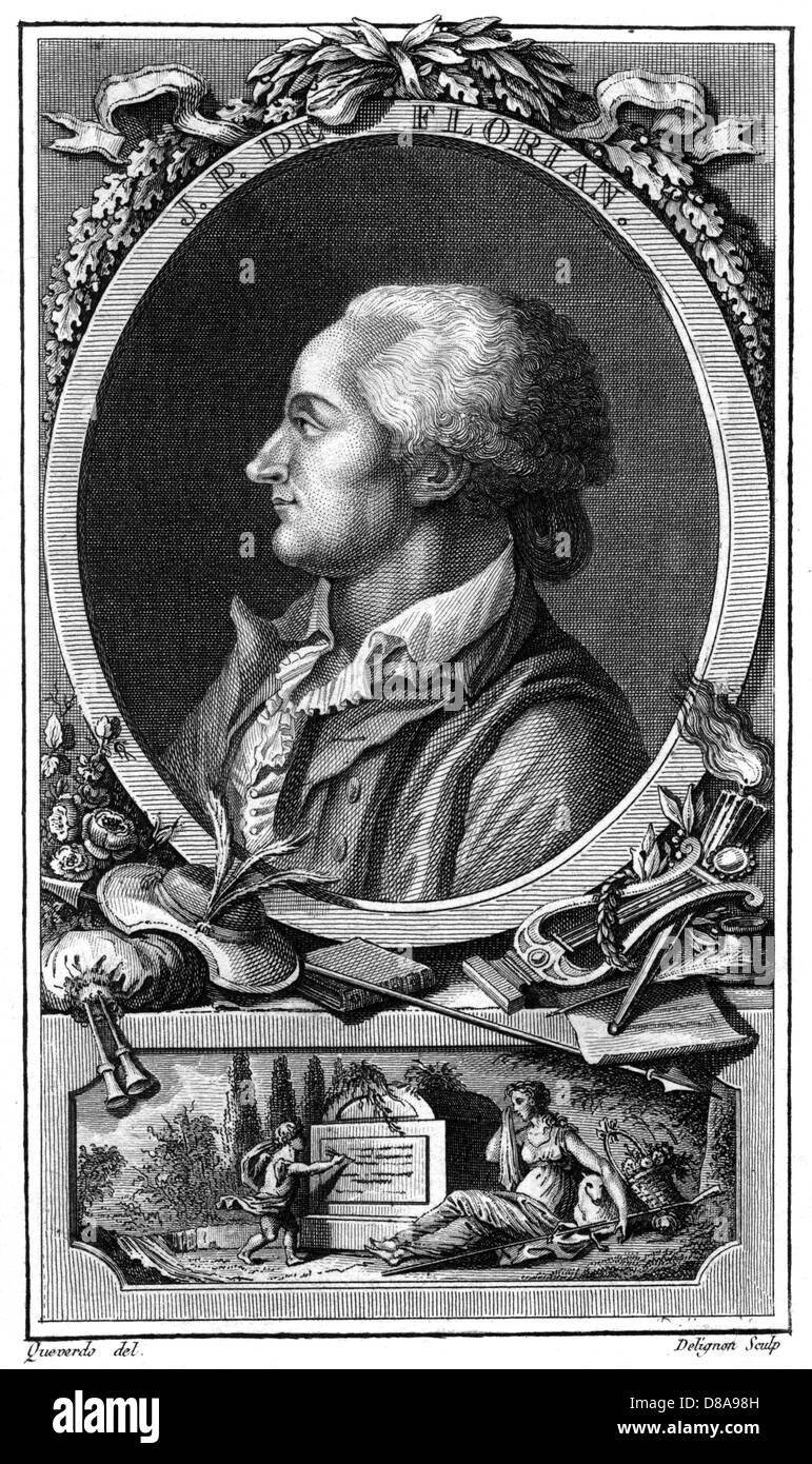 JEAN PIERRE FLORIAN Stockfoto