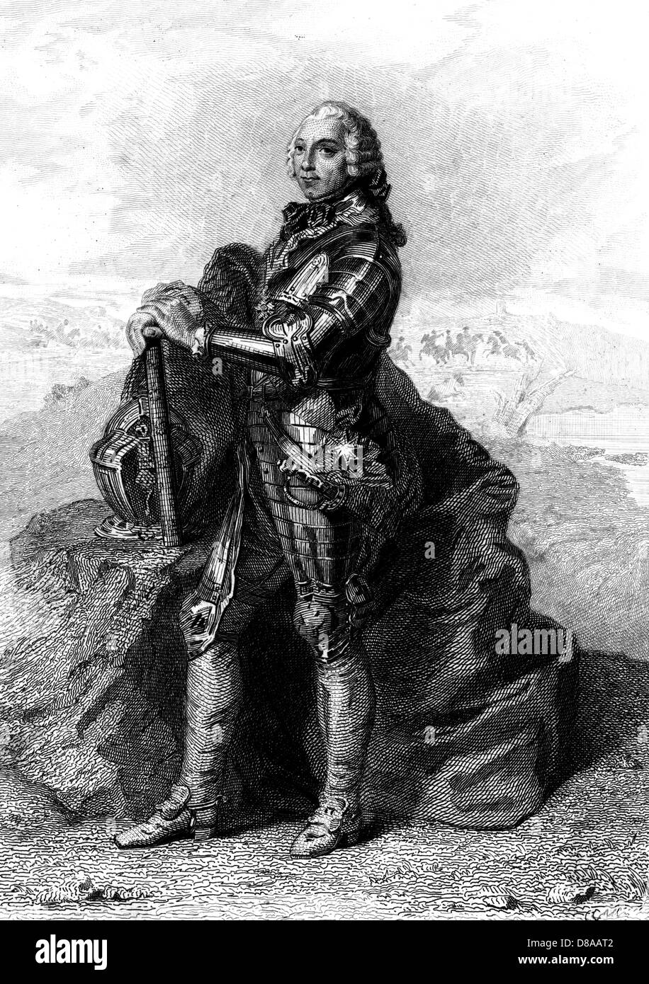 CHARLES COMTE BELLE-ISLE Stockfoto