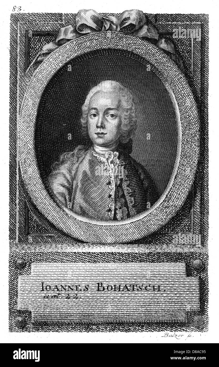 Johann Bohadsch Stockfoto