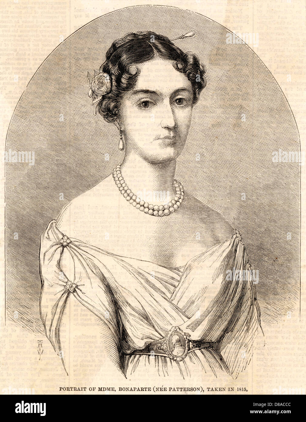 ELIZABETH BONAPARTE Stockfoto