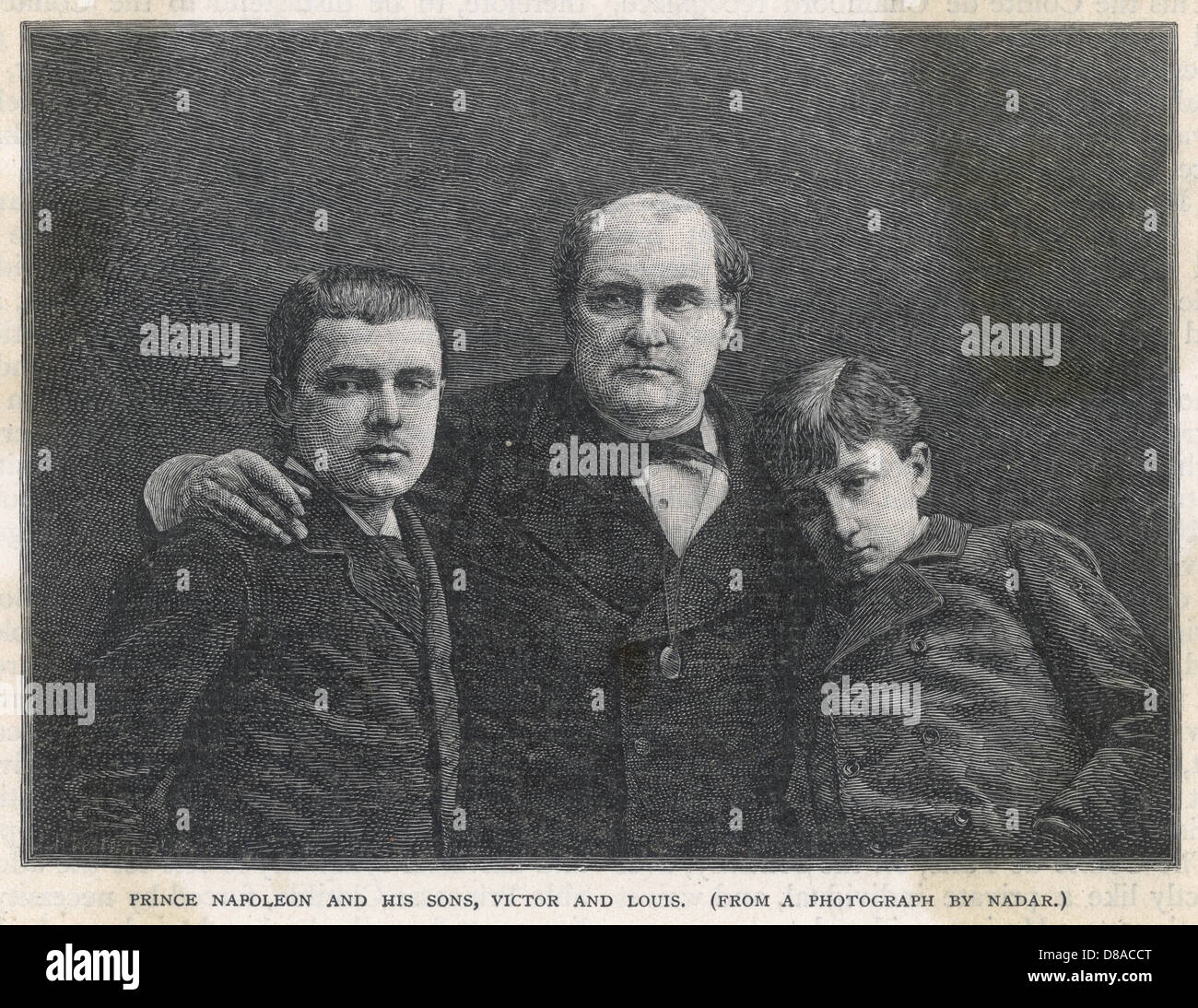 NAPOLEON J. C. P. BONAPARTE Stockfoto