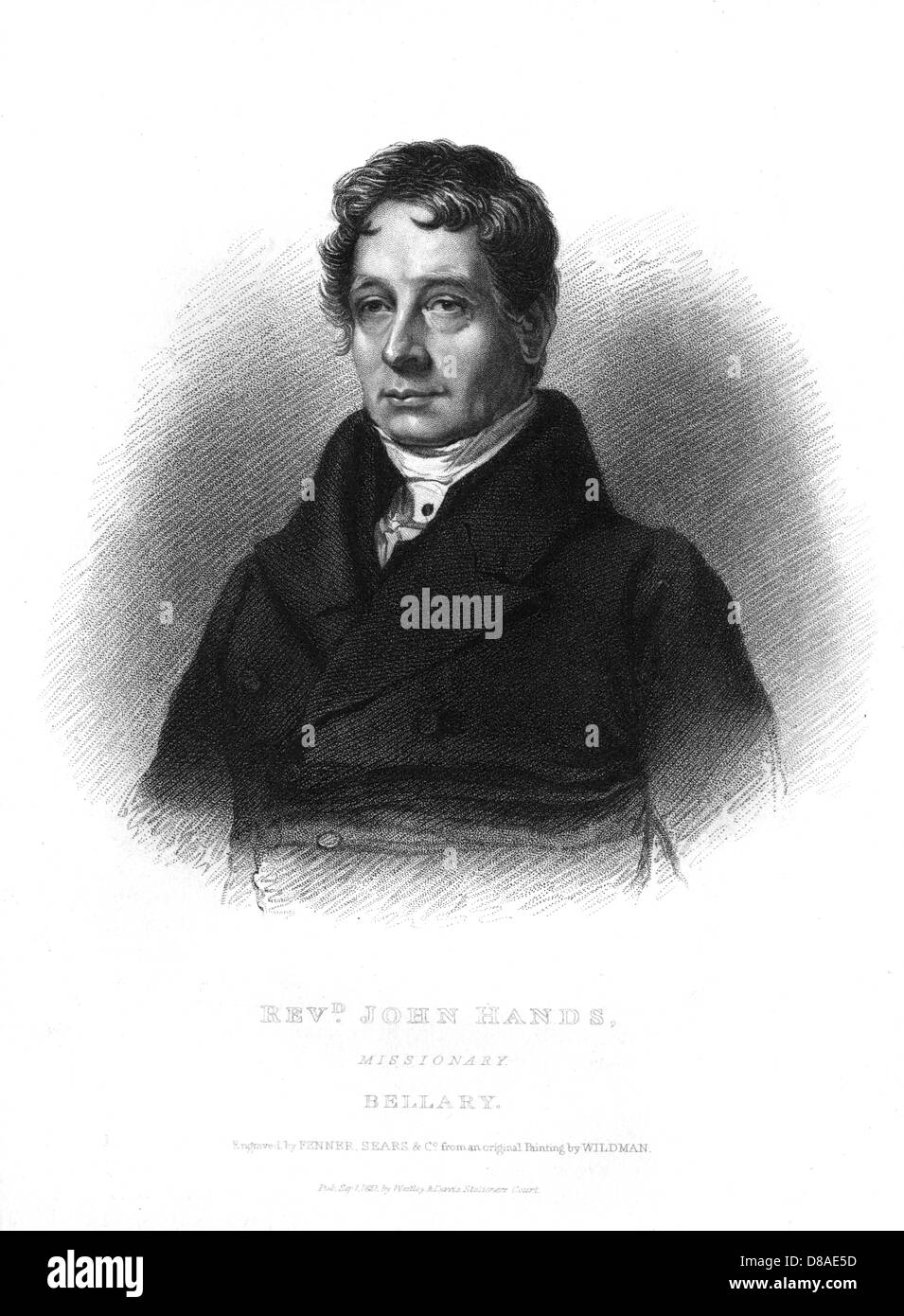 JOHN HANDS, MISSIONAR Stockfoto