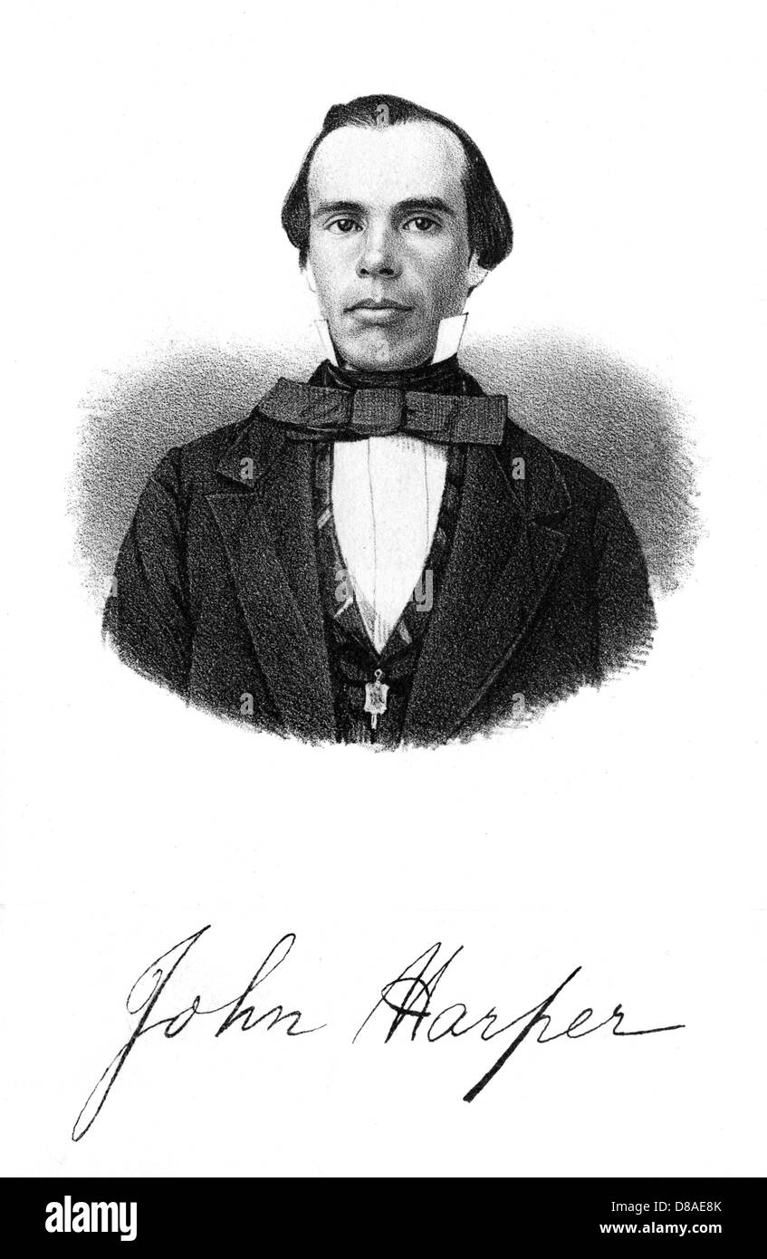 JOHN HARPER, VERLEGER Stockfoto