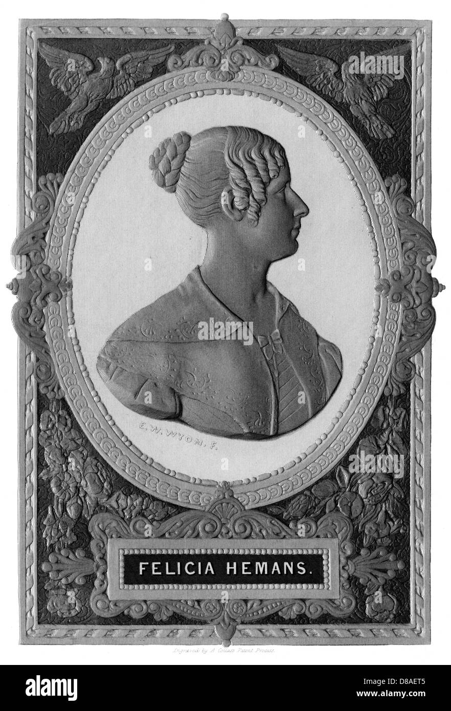 FELICIA HEMANS - 4 Stockfoto