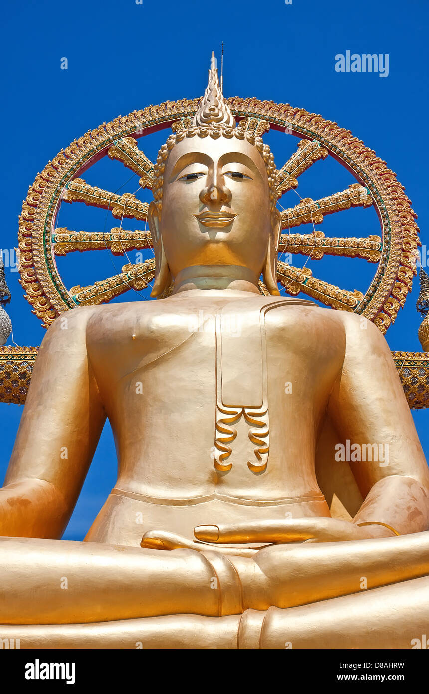 Wat Phra Yai, den großen Buddha-Tempel auf Koh Samui, Thailand Stockfoto