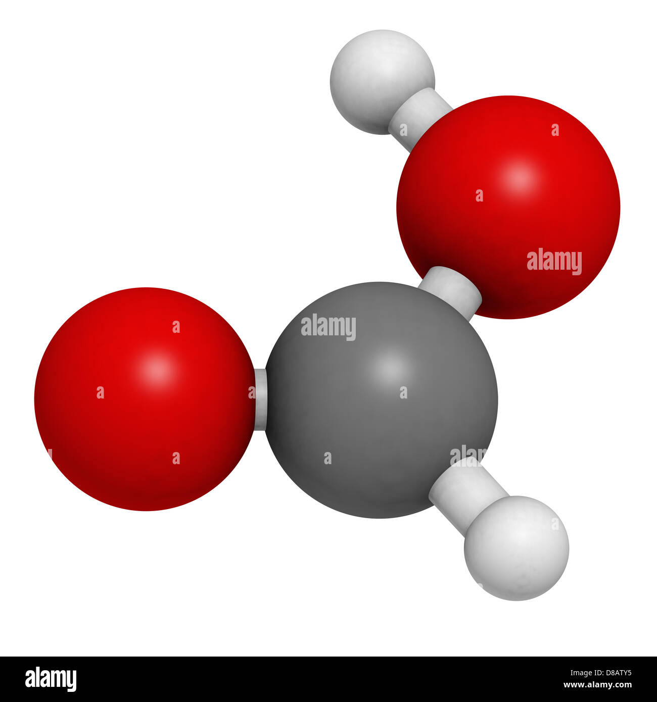Isopropanol (Isopropyl-Alkohol, 2-Propanol) Franzbranntwein, Molekülmodell. Atome werden als Kugeln dargestellt. Stockfoto