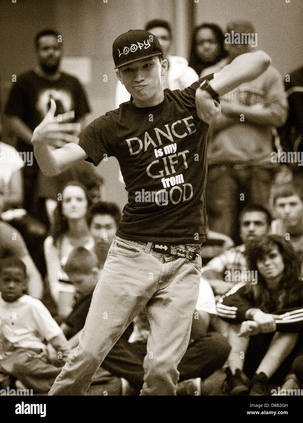 Breakdance Stockfoto