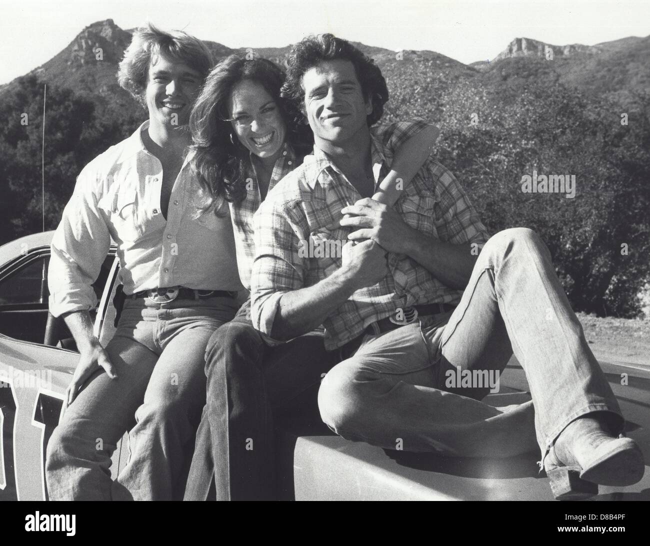 CATHERINE BACH mit John Schneider und Tom Wopat. (Kredit-Bild: © Sterling-Macfadden/Globe Photos/ZUMAPRESS.com) Stockfoto