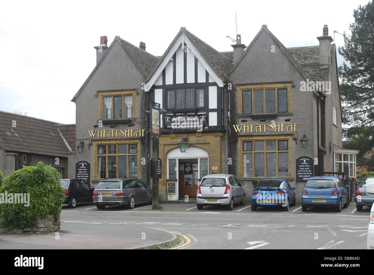 Das Wheatsheaf Inn und Gastwirtschaft in Thornbury, Gloucestershire, Mai 2012 Stockfoto