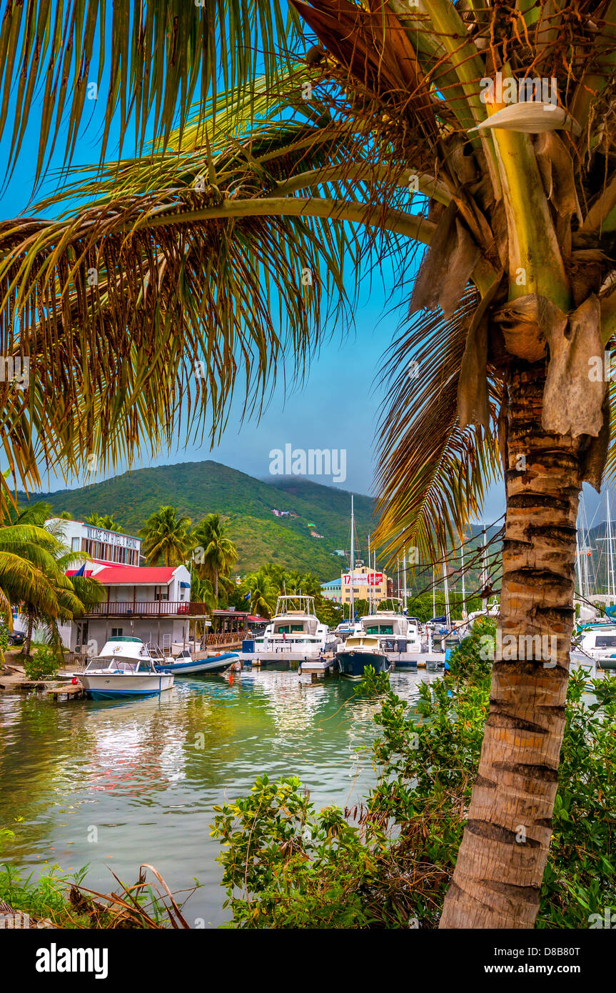 Tortola; Road Town; British Virgin Islands; Karibik Stockfoto