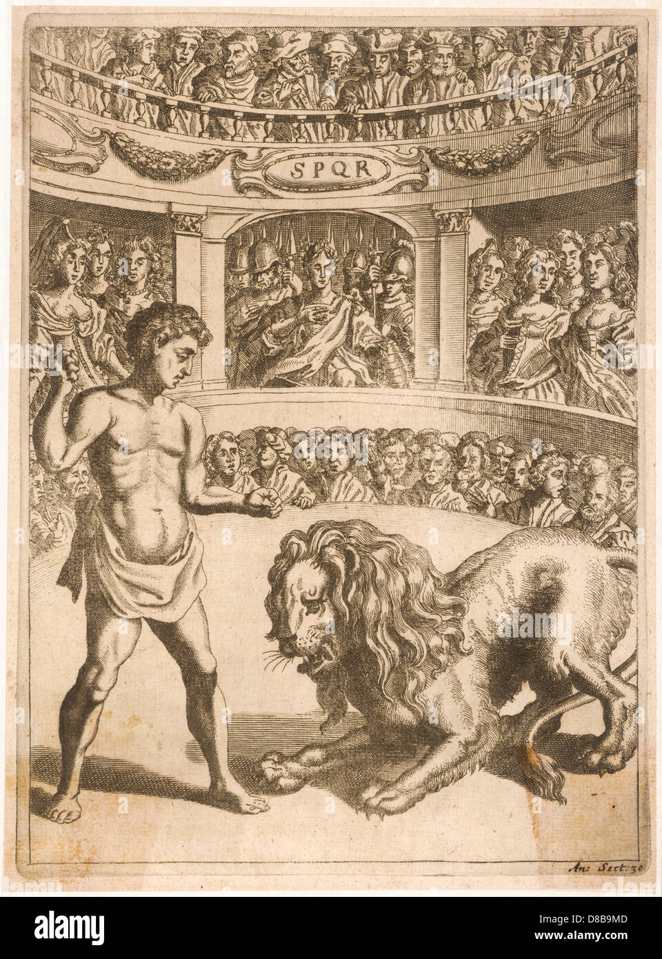 Androcles - der Löwe Stockfoto