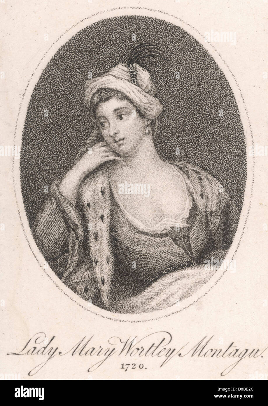 MARY WORTLEY MONTAGU Stockfoto