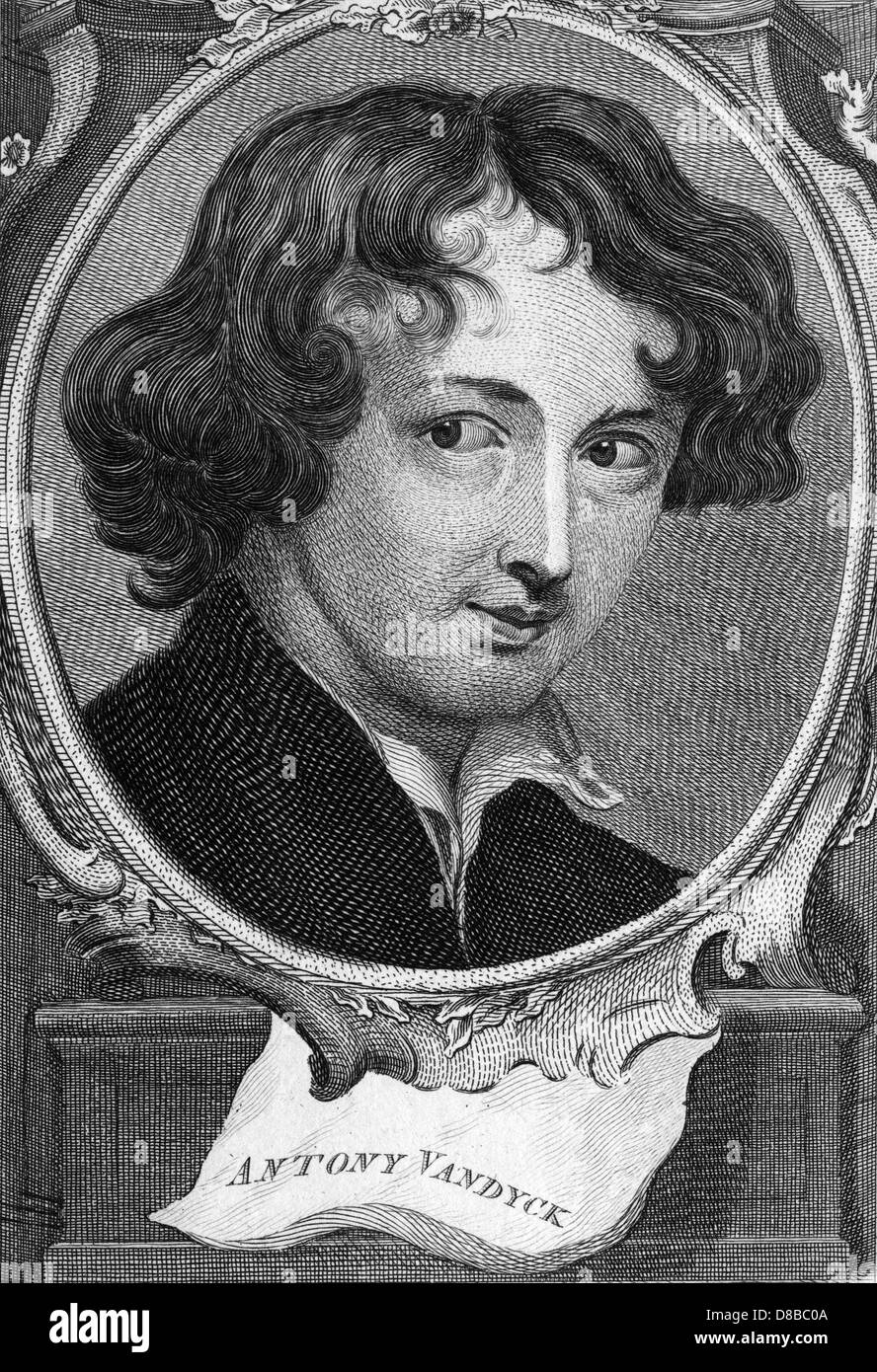 Antony van Dyck, flämischer Künstler, als junger Mann Stockfoto