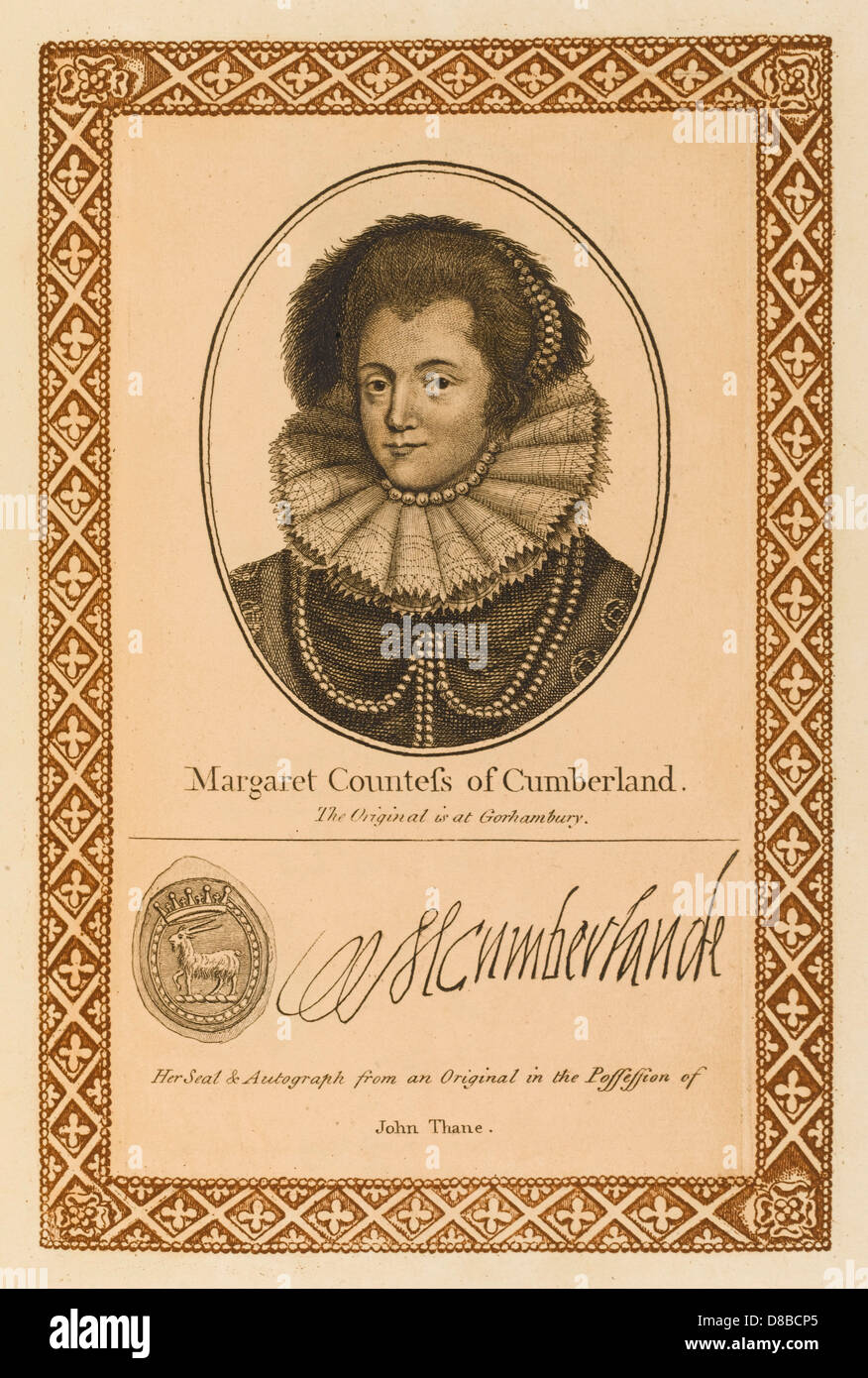 MARGARET CTSS CUMBERLAND Stockfoto