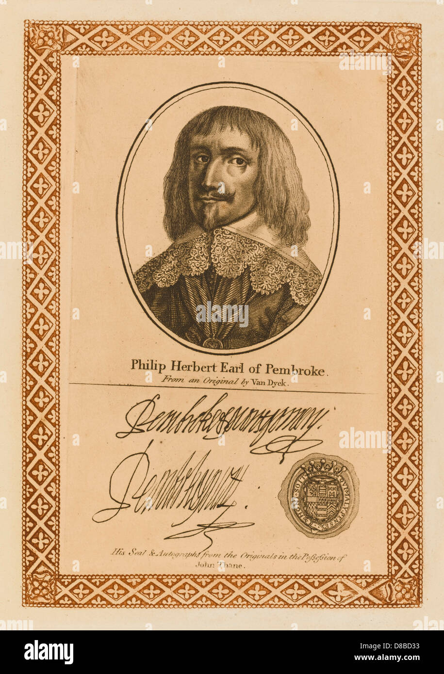 PHILIP EARL PEMBROKE Stockfoto