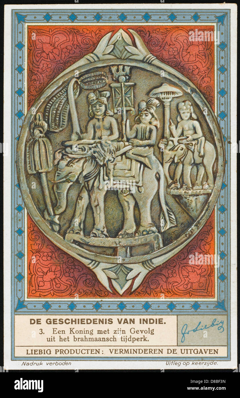 FRÜHER INDISCHER KÖNIG Stockfoto