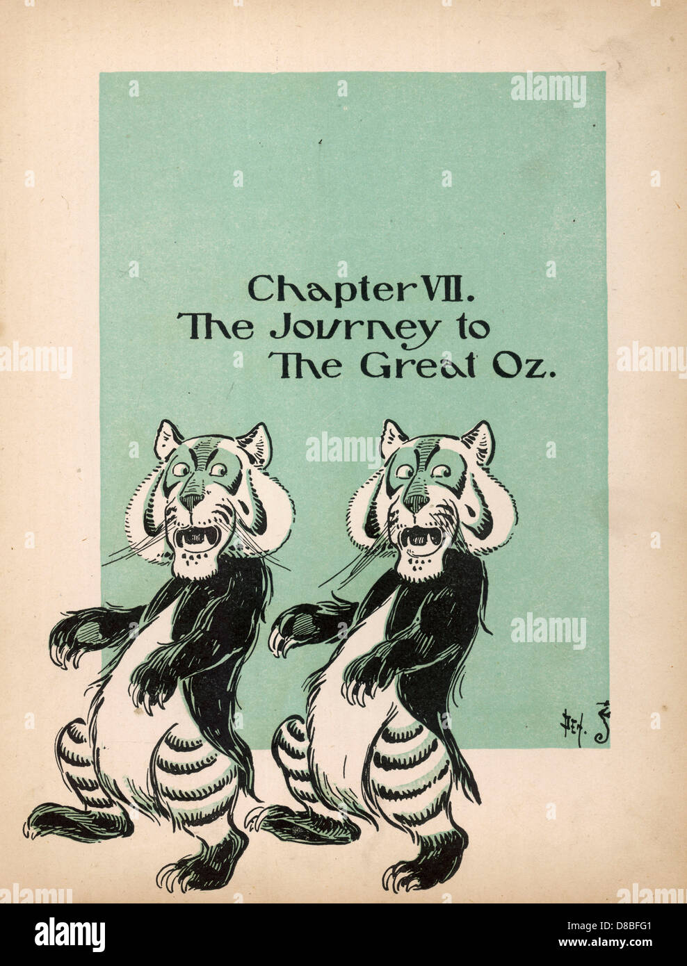 ZAUBERER VON OZ/KALIDAHS Stockfoto