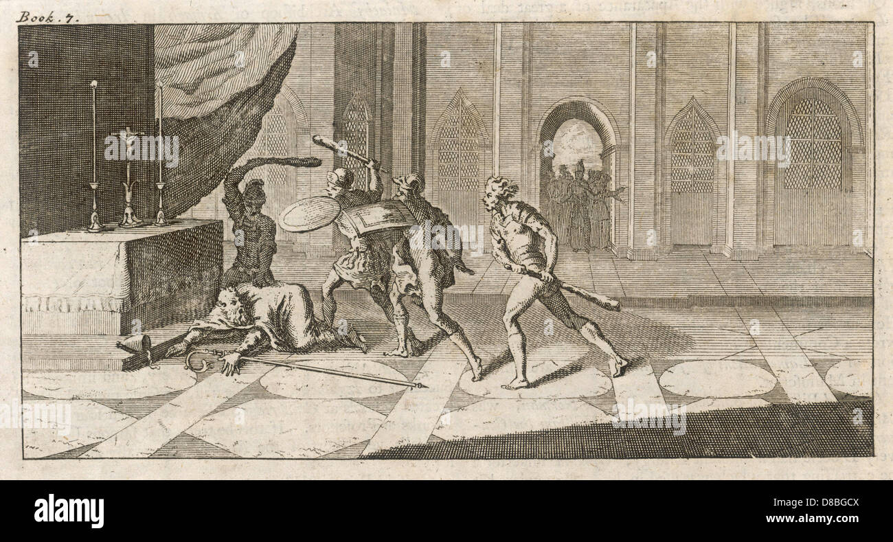 BECKET ERMORDET Stockfoto