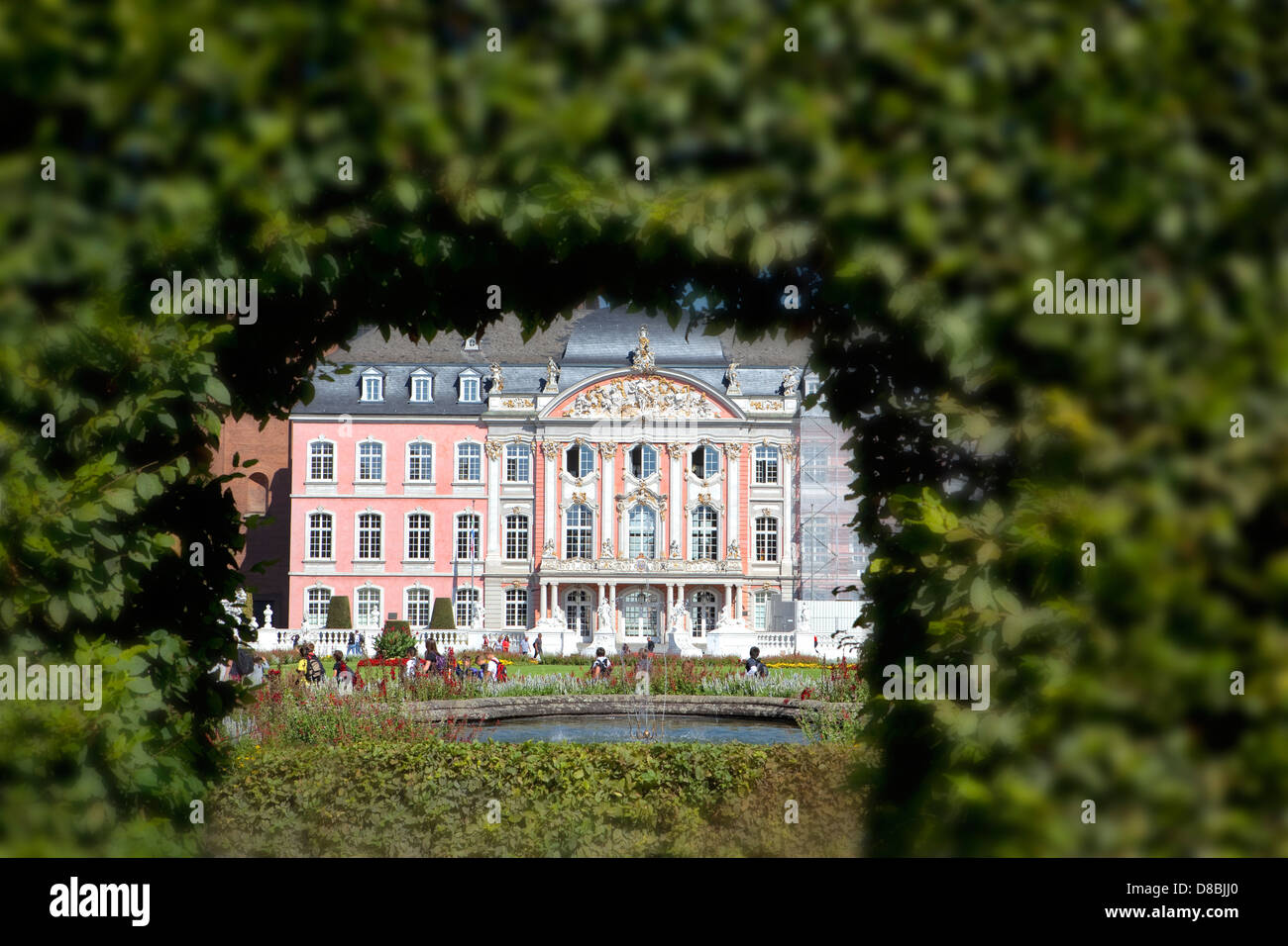 Kurfuerstliches Plalais, Palast von Trier, Trier, Rheinland-Pfalz, Deutschland, Europa Stockfoto
