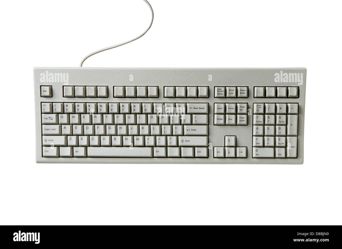 teil der tastatur am pc