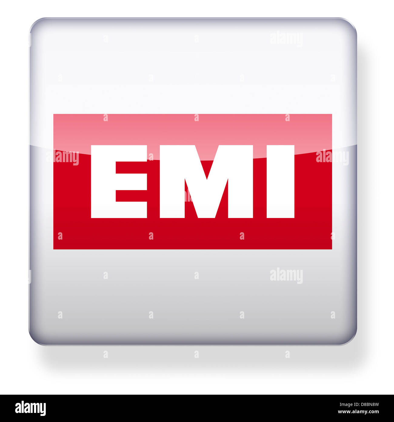 EMI Records Logo als ein appSymbol. ClippingPfad enthalten