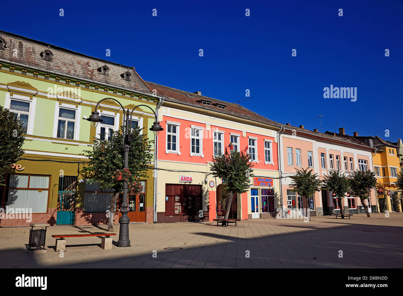 Stadtzentrum, Turda, Deutsch Thornburg, eine Stadt im Kreis Cluj in Siebenbürgen, Rumänien Stockfoto