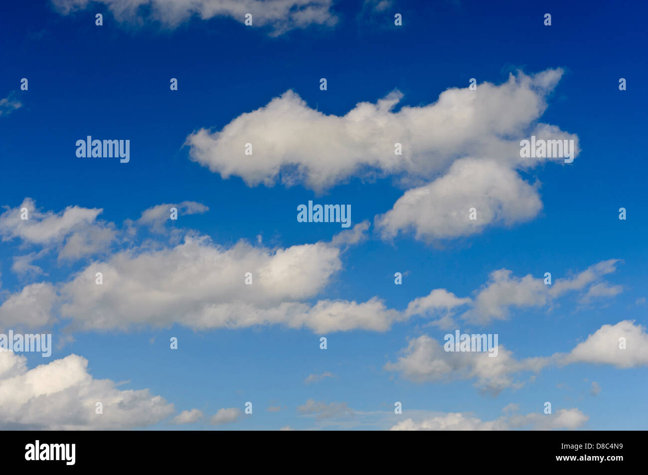 Sommerhimmel, Niedersachsen, Deutschland Stockfoto