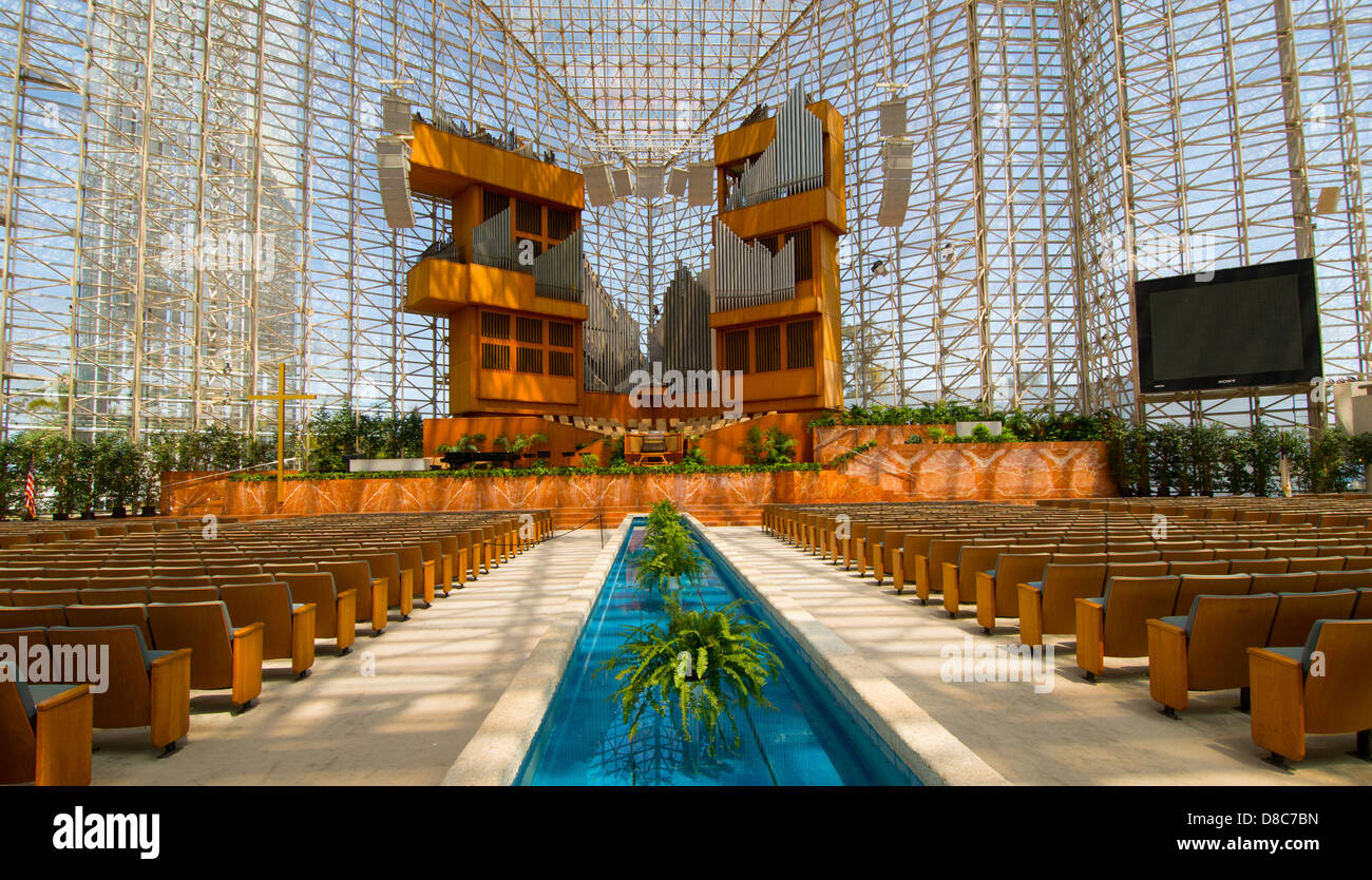 Der Crystal Cathedral, Garden Grove, Kalifornien USA Stockfoto