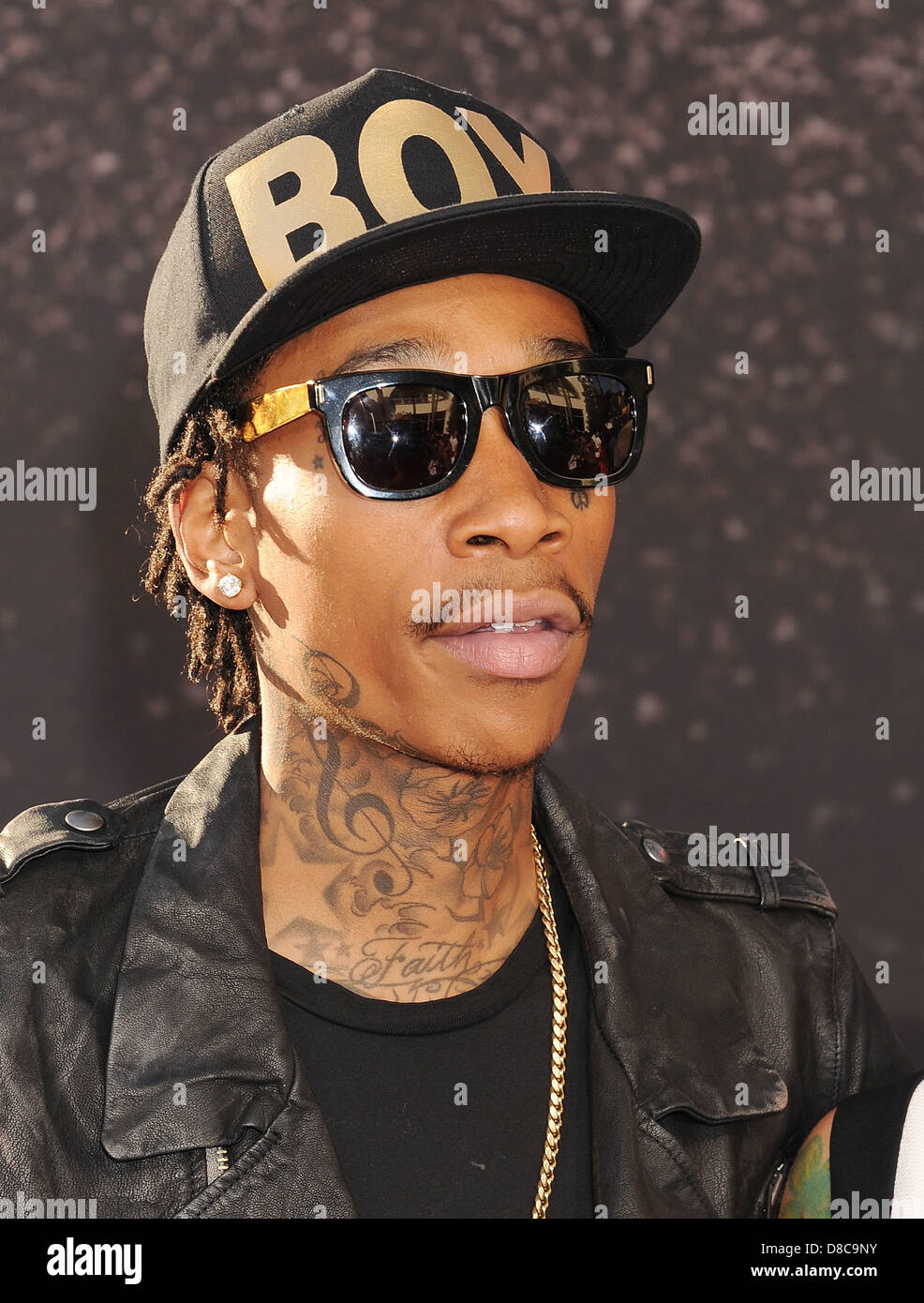 WIZ KHALIFA U.S.-Rapper im Mai 2013. Foto Jeffrey Mayer Stockfoto