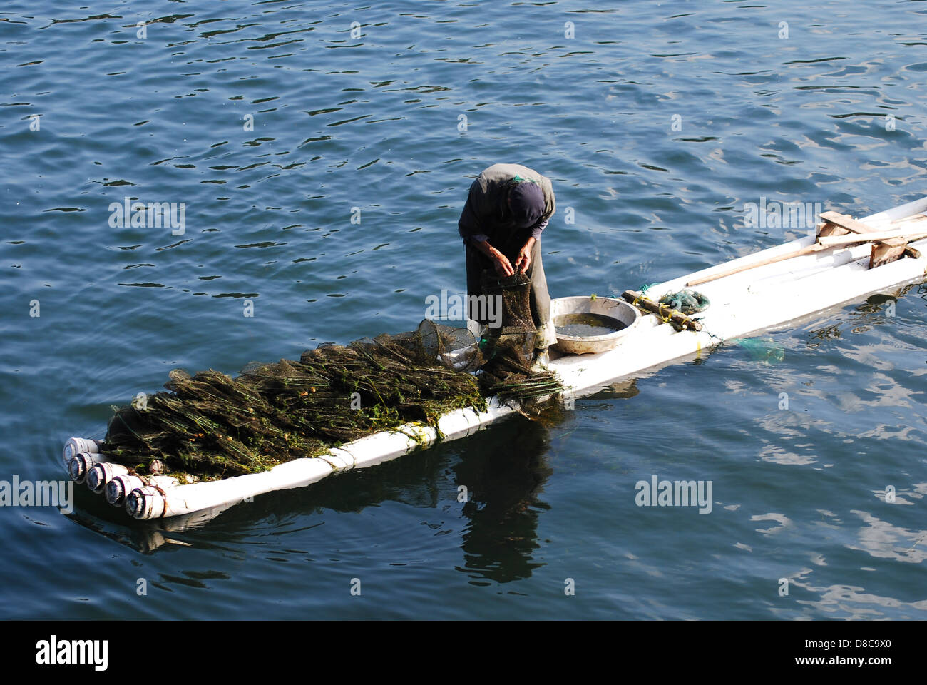 Li-Fluss, Südchina von Guilin nach Yangshuo Stockfoto