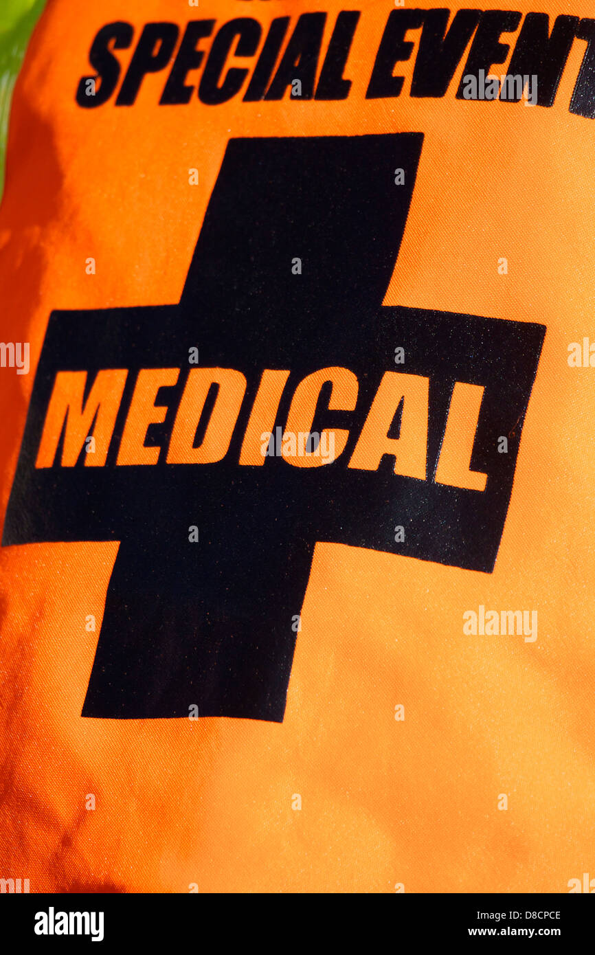 Special Event Medical staff vest Stockfoto