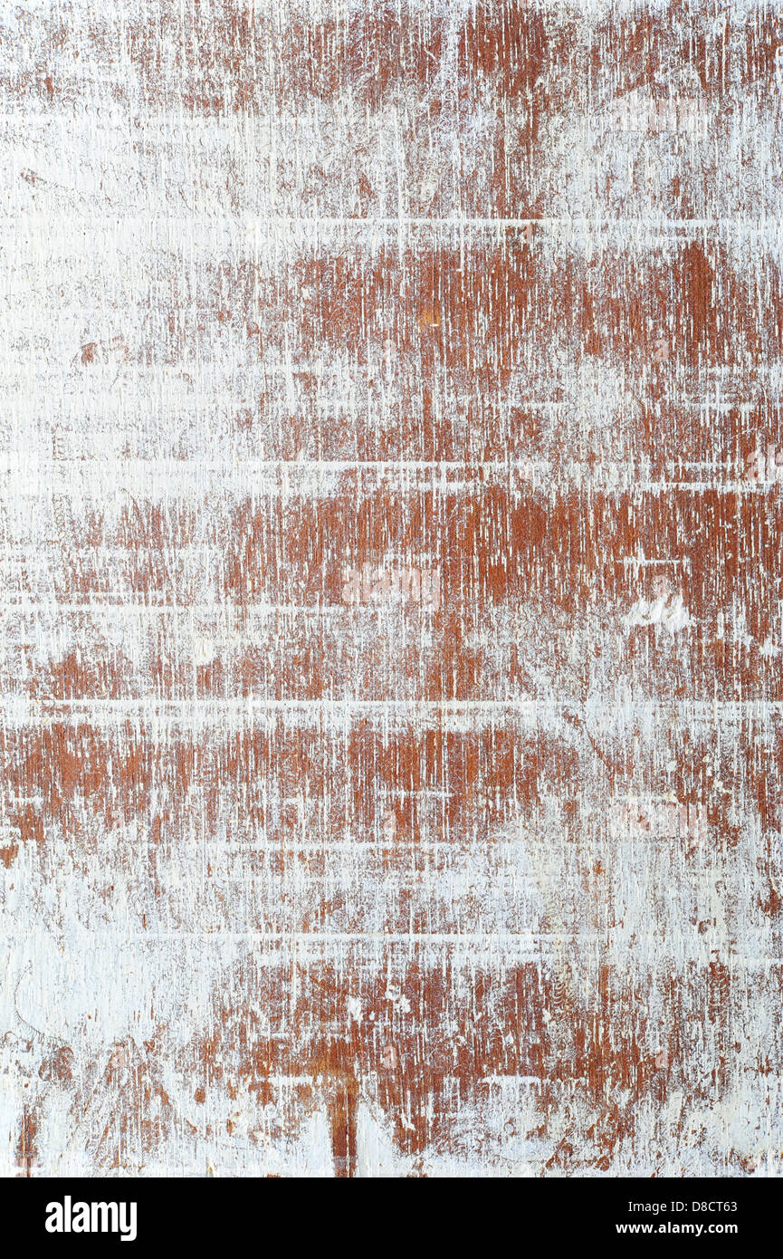 weiße verwitterten Holztüre Textur Stockfoto
