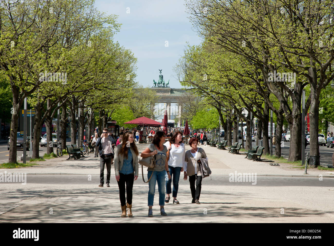  Boulevard Unter Den Linden  in Berlin Deutschland Stockfoto 