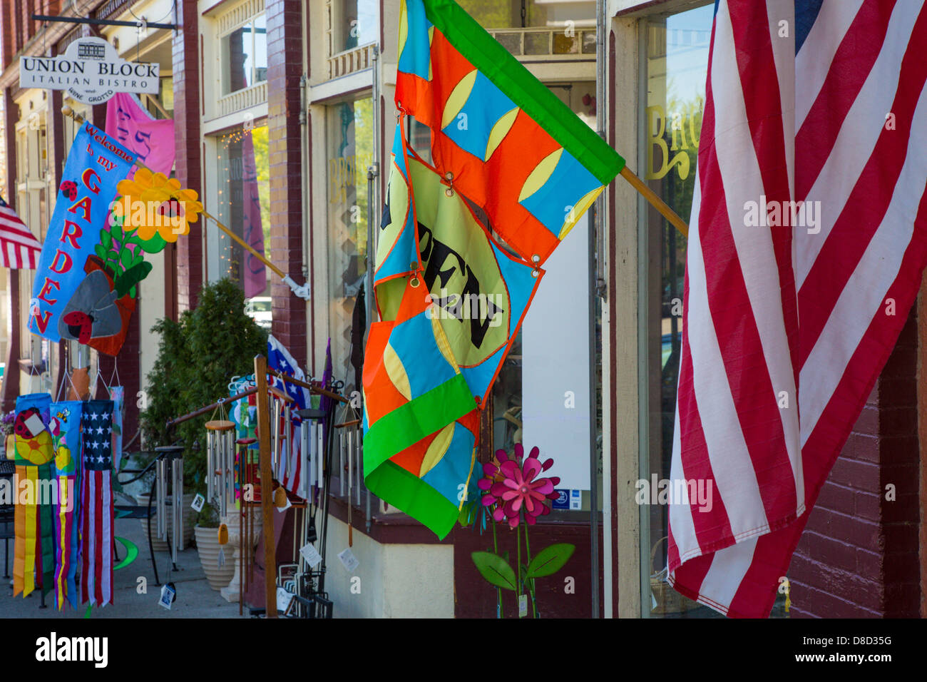 Menschen beim Einkaufen in TheYork Zustand Stockfoto