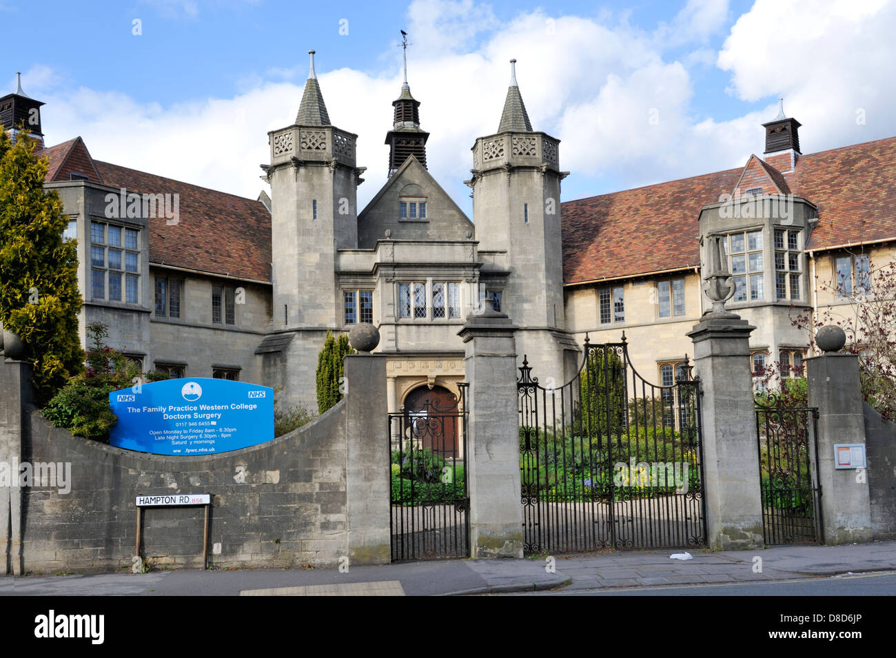 NHS Ärzte Chirurgie, praktischer Arzt, Cotham, Bristol, UK Stockfoto