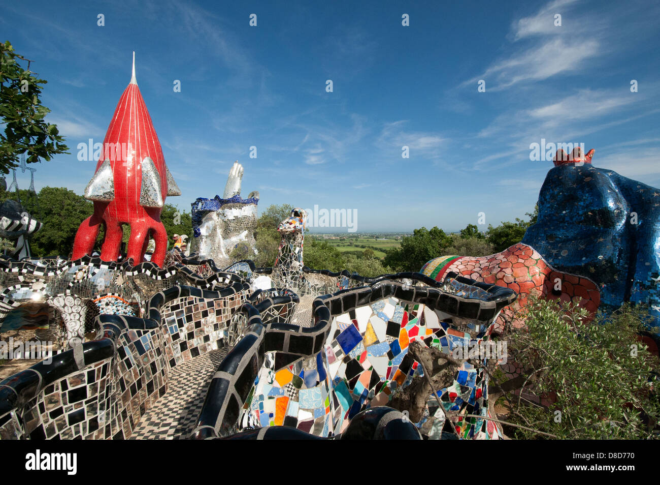 TarotGarten, einen Skulpturengarten erstellt von Niki de Saint Phalle
