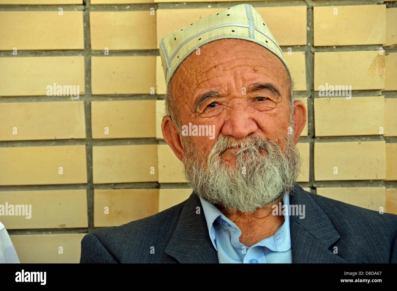 Muslimischen Mann in Samarkand Stockfoto
