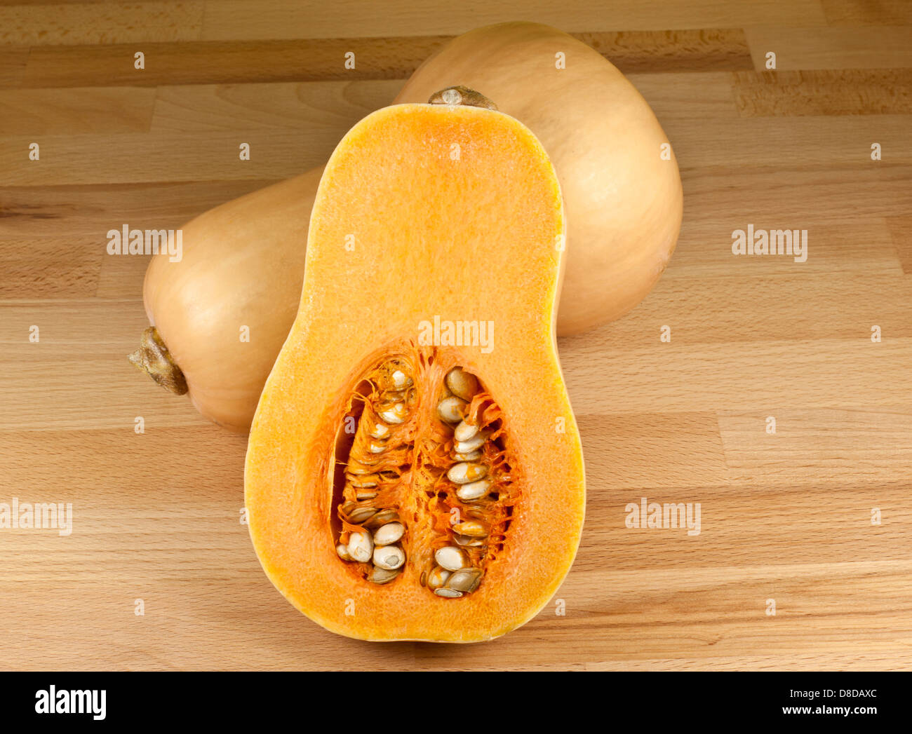 Butternut-Kürbis Stockfoto